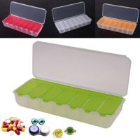 【Ready Stock】Large Travel Pill Cases Portable 7-Day Medicine