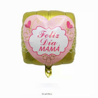 Cheapest# New Mothers Day Aluminum Film Balloon Heart Shaped Square Mom Happy Holidays  Aluminum Foil Balloons Wedding Birthday Party Baby Shower Decoration size:F【Ready Stock】