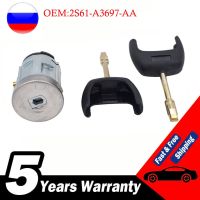 Car Ignition Switch &amp; Barrel Cyclinder Lock Cylinder + 2 Keys For Ford Tansit MK7 2006-2014 2S61-A3697-AA