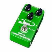 JOYO JF-10 Electric Bass Dynamic Compressor Effect Pedal True Bypass Ross Compressor with pedal connector and Mooer knob
