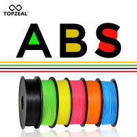 TOPZEAL 3D เครื่องพิมพ์ ABS Filament 1กก.2.2LBS 1.75มม. ความแม่นยำมิติ-0.02มม. 343ม. 3D วัสดุการพิมพ์พลาสติกสำหรับ RepRap