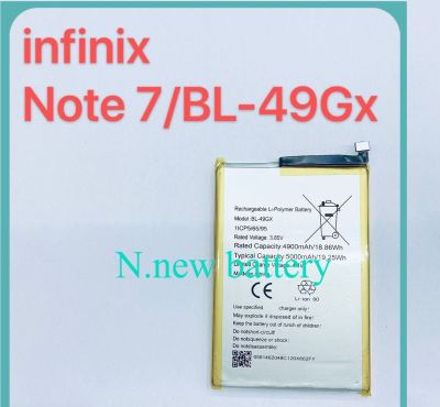 แบตเตอรี่ Battery infinix Note 7 / BL-49GX สินค้าพร้อมส่ง อินฟินิกซ์ Note7