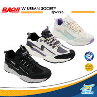 Baoji Collection รองเท้าวิ่ง รองเท้าผ้าใบ รองเท้ากีฬา สำหรับผู้หญิง [มี 3 สี] บาโอจิ W Urban Society BJW796 (1520)