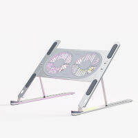ที่วางแท็บเล็ตพร้อมพัดลมระบายความร้อน2ตัวสำหรับ Pro Air Pro Surface ThinkPad Surface Chromebook cket Mount