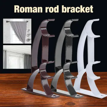 Shop Metal Curtain Rod Holder With Double Bracket online