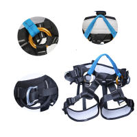 Top Quality Outdoor Hiking Rock Climbing Half Body Waist Support Safety Belt Climbing Tree Harness Aerial Sports Equipment