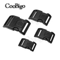 5pcs Quick Release Buckle Plastic Belt Buckles Adjustable Webbing Outdoor Backpack Strap Luggage Bag DIY Accessories Black