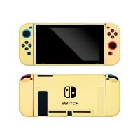 กล่องสีสีชมพูลูกกวาดสำหรับเครื่องเล่นเกม Nintendo Switch คอนโซลควบคุมเกม NS Joy Con เคสนุ่มฝาครอบป้องกันซิลิโคน