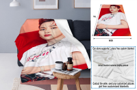 2023 newxzx blanket-HAIZIVS Kpop BTS Jimin Ultra Soft Flannel Throws Blankets Couch Sofa Fuzzy Blanket for Traveling Camping Home（40x60inch/50×60inch/60×80inch） 18