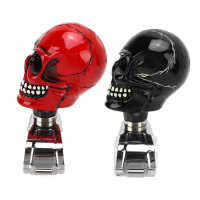 Skull Shape Steering Wheel Knob 3cm Diameter Resin Turn Knob Spinner Booster for Cars Trucks Tractors Boats Car Steering Wheel