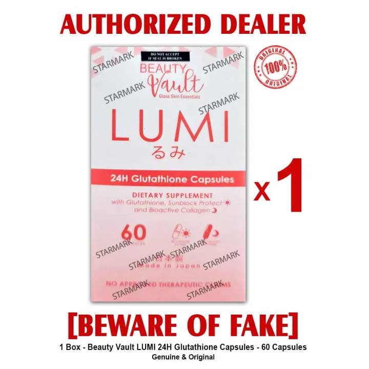 Beauty Vault LUMI Capsules 60s Beauty Vault LUMI 24H Glutathione