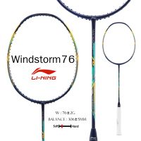 ไม้แบดมินตัน LI-NING Badminton Racket : รุ่น windstorm 76 (AYPN278-4)  FREE:GRIP+STRING+COVER พร้อมขึ้นให้ฟรี