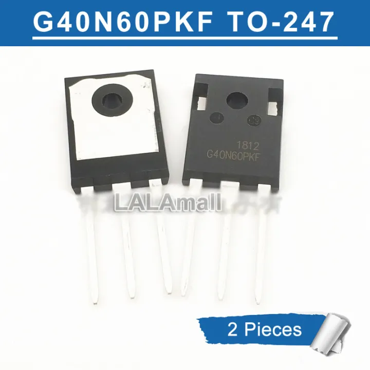 2pcs G40N60PKF TO247 40N60 G40N60 TO247 40A/600V IGBT Transistor new