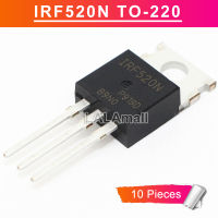 10pcs IRF520N TO-220 IRF520 IRF520NPBF TO220 100V/9.7A N-Channel Power MOSFET Transistor new original