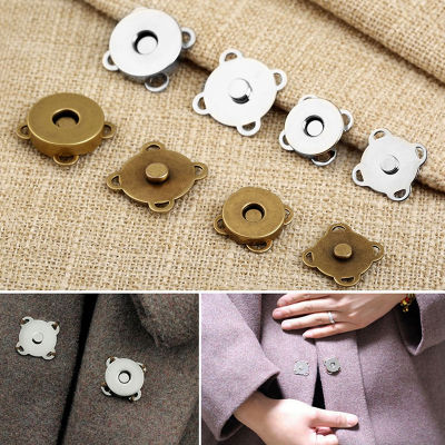 UNI 10Sets Magnetic Buttons Bags Magnet Automatic adsorption Buckle Metal Buttons