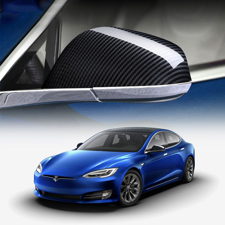 car-rear-view-mirror-cover-decorative-stickers-exterior-shell-protector-on-modified-case-for-tesla-model-s-auto-accessories