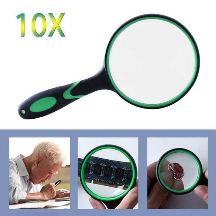 ABOND Easy To Use Useful Handheld 10X Science Tool Loupe Magnifying