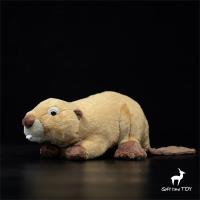 ตุ๊กตาของเล่นสำหรับเด็ก Beaver High Fidelity ของเล่นตุ๊กตาน่ารัก Plushie Lutra เหมือนจริงสัตว์จำลองตุ๊กตายัดไส้ตุ๊กตา Kawai ของขวัญของเล่นสำหรับเด็ก