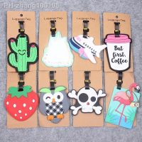 Travel Accessories Cute Animals amp; Fruits Luggage Tag Silica Gel Suitcase ID Addres Holder Baggage Boarding Tags Portable Label