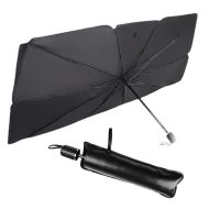 ✾ Foldable Car Sunshade Umbrella Type Sun Shade for Car Window Summer Sun Protection Heat Insulation Cloth for Car Front Shading