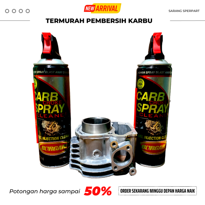 ( BURGARI 500 Ml ) Carburator Cleaner & Injection Cleaner / Cairan ...