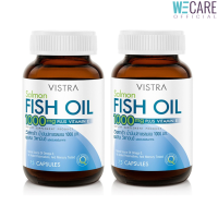 (แพ็คคู่) Vistra Salmon Fish Oil (75 Tablets) 109.43 กรัม {WEC}