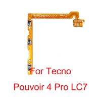 Tecno Pouvoir 4 Pro สวิตช์ปุ่มเปิดปิดระดับเสียง Lc7อะไหล่ซ่อมสายอ่อน