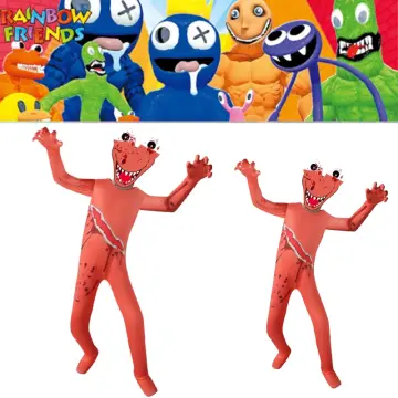 Game Rainbow Friends Red Guy Blue Green Purple Orange Monster Cosplay  Costume Anime Jumpsuit Adult Child Hallowen Bodysuit Suit