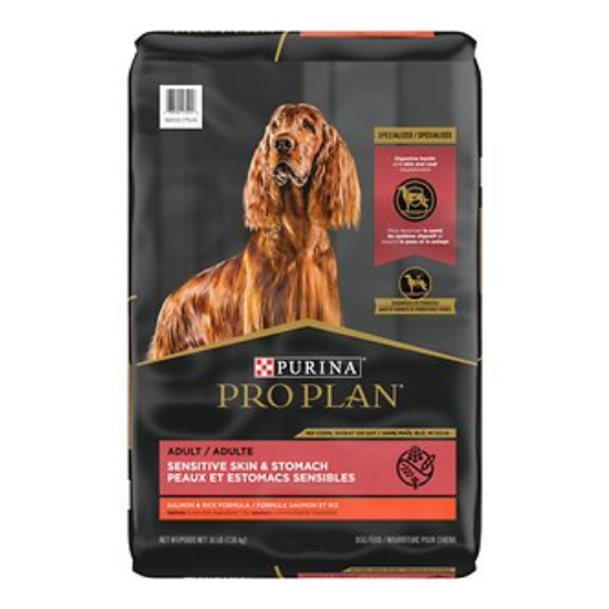 Purina Pro Plan Adult Sensitive Skin & Stomach Salmon & Rice Formula ...