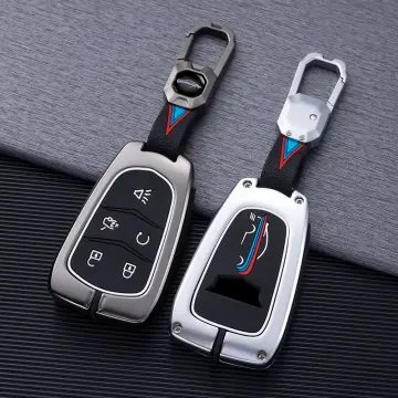 5 Buttons TPU Leather Car Key Case for Cadillac SRX 2015 2016 ATS CTS CT6  XT5 XTS Remote Fob Cover Keychain Protector Bag