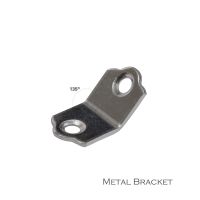 10PCS Lot 135 degree 1.6mm thick zinc plating iron material flower edge metal corner bracket for board connect