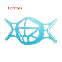 1 Pcs Reusable 3D Facemask ฤดูร้อนสะดวกสบายและระบายอากาศ Masker ภายในปลอกรัดป้องกันบาดเจ็บคุ้มครองลิปสติก Faceshield โครงรองรับ Air Purification