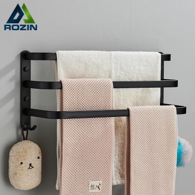 【CW】 Hanger and Brief Aluminum Rack with Multiple Layer Wall Mounted Punch Holder