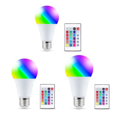 【✔In stock】 lan84 โคมไฟส่องสว่างภายในบ้าน4.0หลอดไฟอัจฉริยะ10W E27มหัศจรรย์ Rgb W Led เปลี่ยนสีได้หลอดไฟ Ios /Android