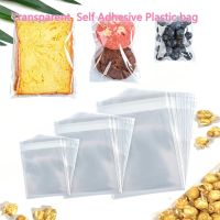 【DT】 hot  100Pcs Transparent Self Sealing OPP Plastic Bags Storage Jewelry Gift Packing Self Adhesive Candy Packaging Cellophane Bag