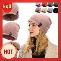 KQ0 สีทึบทึบ หมวกหมวกแก็ป ลำลองแบบสบายๆ ฤดูหนาวที่อบอุ่น หมวก skullcap ถัก ทันสมัยและทันสมัย หนาขึ้น หมวกแก็ปฝากระโปรง ผู้หญิงผู้หญิงผู้หญิง