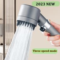 3 Modes Shower Head High Pressure Showerhead Portable Filter Rainfall Faucet Tap Bathroom Bath Home Innovative Accessories