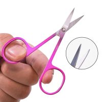 1pc Stainless Steel Scissors Makeup Tools Eyebrow Nose Hair Scissors Cutter Manicure Facial Trimming Tweezers Nail Beauty Tool