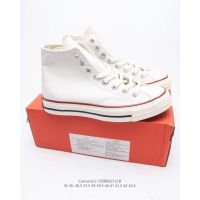 AU HOT 【Original】 Conver* Stitching Milk White Ice Cream Casual รองเท้ากีฬา Skateboard Shoes