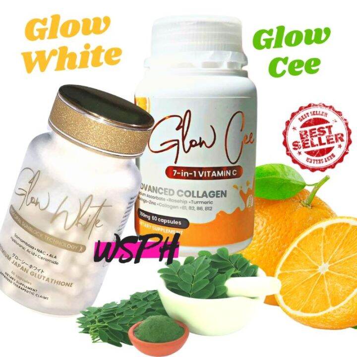 Glow Cee 7in1 Vitamin C with Collagen White Vitamin Collagen powder Collagen Lazada PH