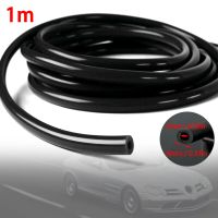 【cw】Motorcycle accessories 1 M Car Full Silicone Fuel/Air Vacuum Fuel Hose/Line/Pipe/Tube 1 Meter Black 6mm Inner/8mm Outer diameter anti aging ！