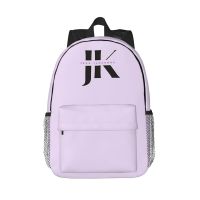 Jeon Jungkook Logo Backpacks Boys Girls Bookbag Cartoon Children School Bags Laptop Rucksack Shoulder Bag Large Capacity