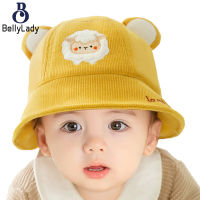 Baby Cute Cartoon Lamb Bunny Basin Hat Breathable Sunshade Cotton Hat For 1-2 Years Old Boys Girls【fast】