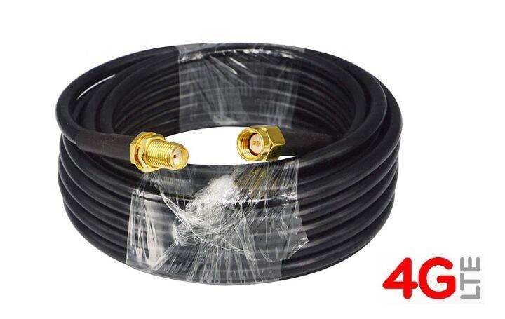 สาย-pr-sma-cable-low-loss-10-เมตร-wifi-wan-router-10m-wi-fi-4g-lte-antenna-extension-cable-rp-sma