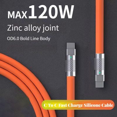 USB C To Type C Cable PD 120W 6A Fast Charging Cord For Xiaomi Huawei Redmi Oneplus Mobile Cell Phone Data Wire for laptop cable Docks hargers Docks C