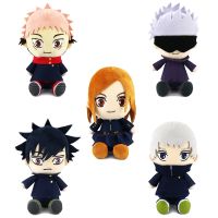 1/15ซม. Jujutsu Kaisen ตุ๊กตาอะนิเมะ Gojo Plushies Fushiguro Megumi Kugisaki Nobara Gojo Satoru ตุ๊กตาของขวัญเด็กยัดไส้นุ่ม