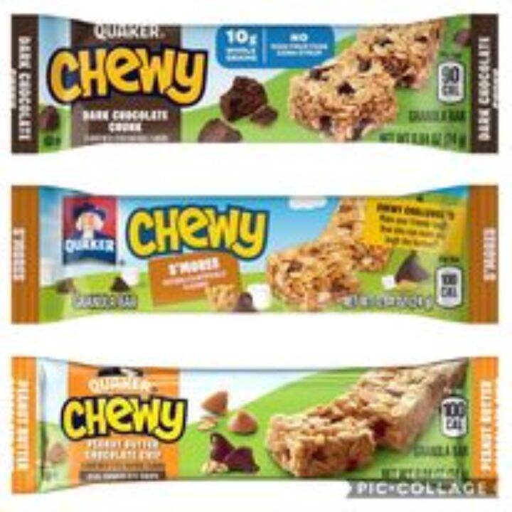 Quaker Oats Assorted Granola Bar Instant Snack (peanut butter s'mores