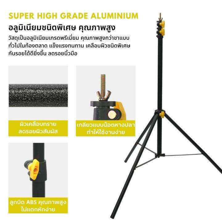 linco-background-stand-เกรดพรีเมี่ยม-โครงฉาก-ขนาด-2x2-เมตร-วัสดุแข็งแรงทนทาน-ปรับระดับสูงต่ำได้-มาพร้อมกระเป๋าจัดเก็บ