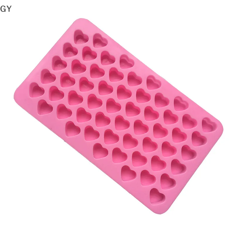 Mini Heart Mold Silicone Ice Cube Tray Diy Chocolate Fondant Mould 3d  Pastry