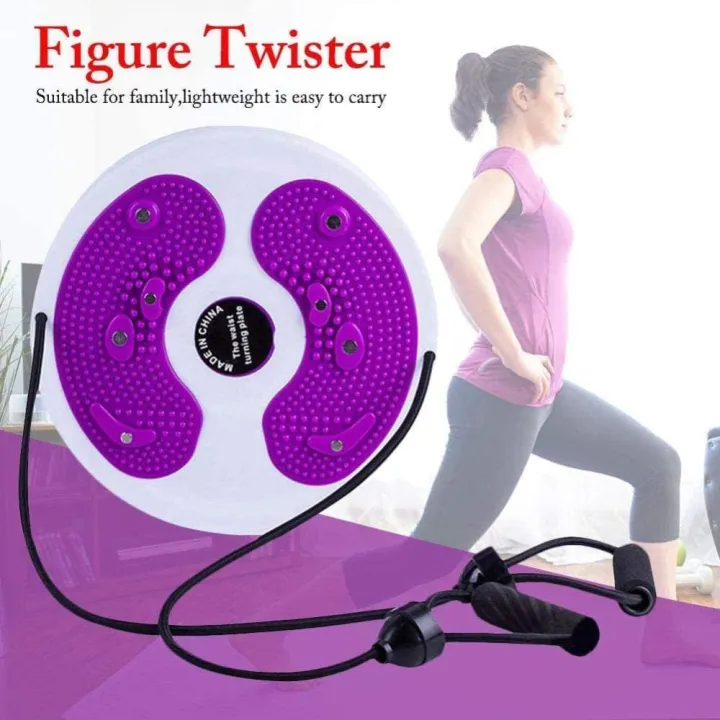 Home Twister Plate Fitness Equipment Waist Twisting Disc Balance Board Reflexology Aerobic 5668